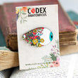 Load image into Gallery viewer, human anatomy eye pin by codex anatomicus