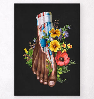 Foot anatomy poster