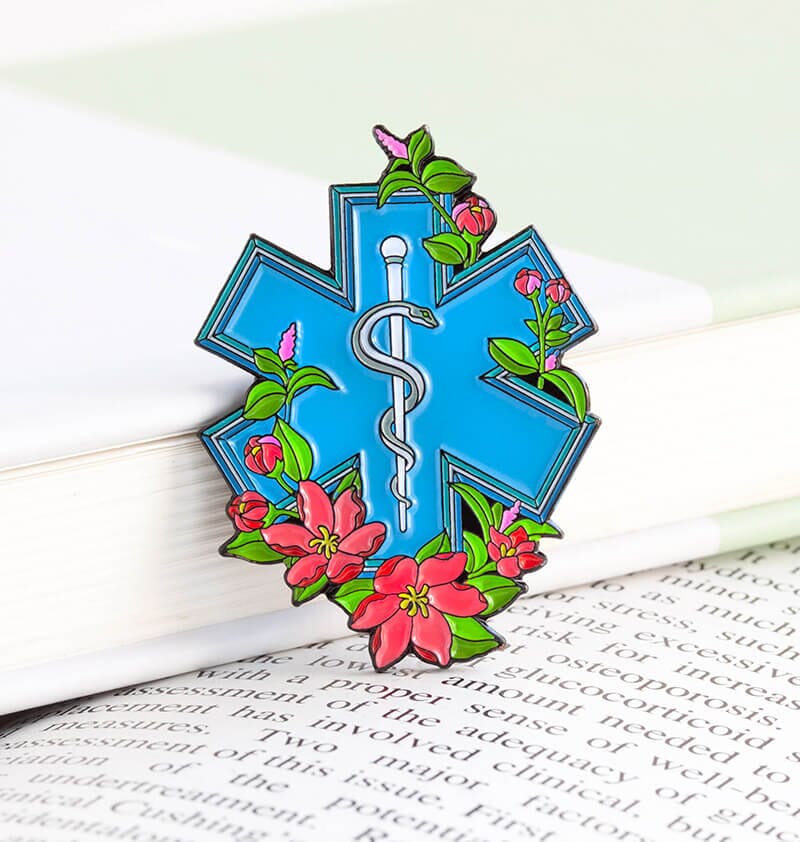 EMT enamel pin