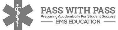 Pass with pass logo in black and white