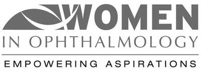 Women in Ophthalmology Logo in black and white