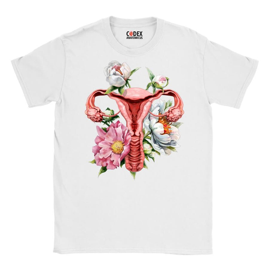 Uterus Unisex T-Shirt - Floral