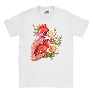 Herz II Unisex T-Shirt - Floral