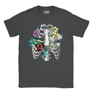 Rib Cage II Unisex T-Shirt - Floral