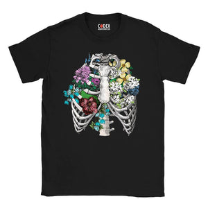 Rib Cage II Unisex T-Shirt - Floral