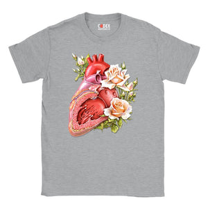 T-shirt Unisexe Cœur II - Floral