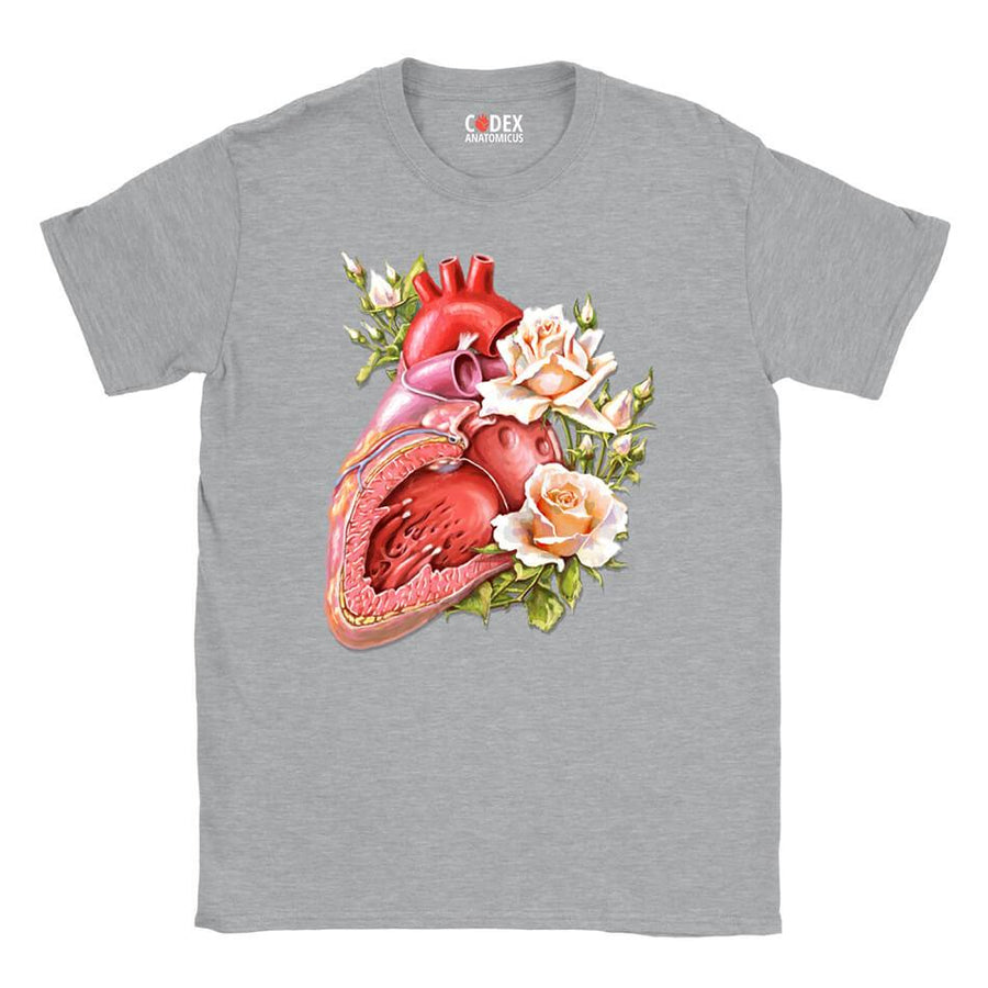 Heart II Unisex T-Shirt - Floral