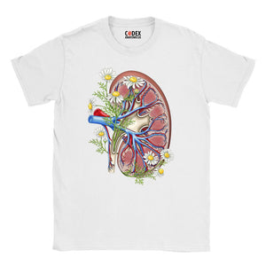 Kidney Unisex T-Shirt - Floral