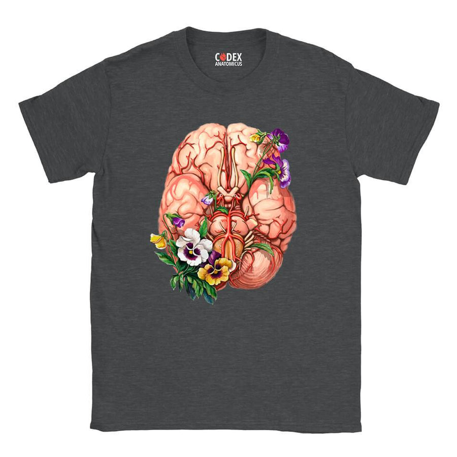 Gehirn Unisex T-Shirt - Floral