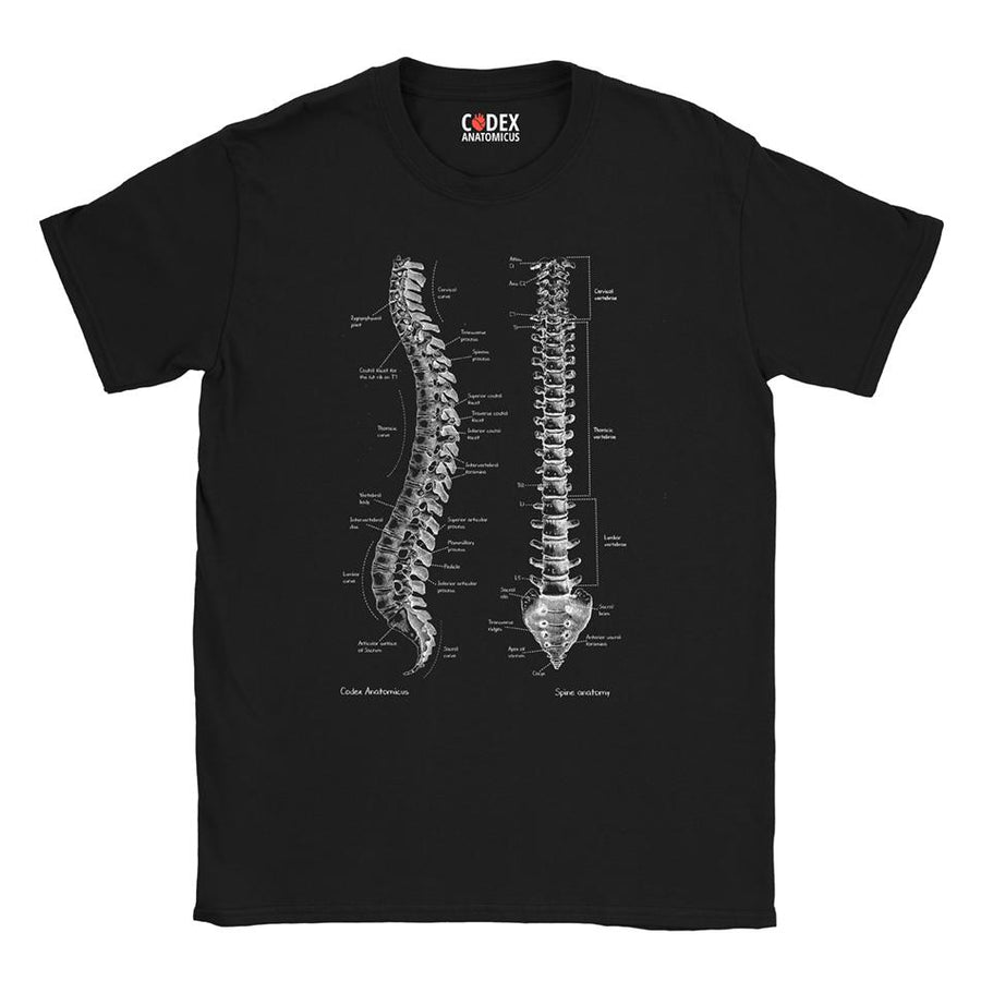 Spine Unisex T-Shirt - Chalkboard
