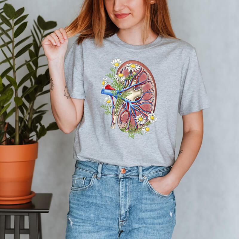 T-shirt Unisexe de Rein- Floral