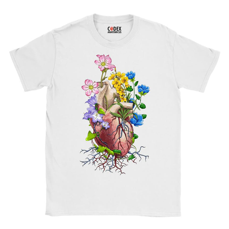 T-shirt Unisexe Cœur - Floral