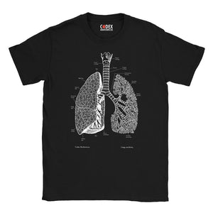 Lungs Unisex T-Shirt - Chalkboard