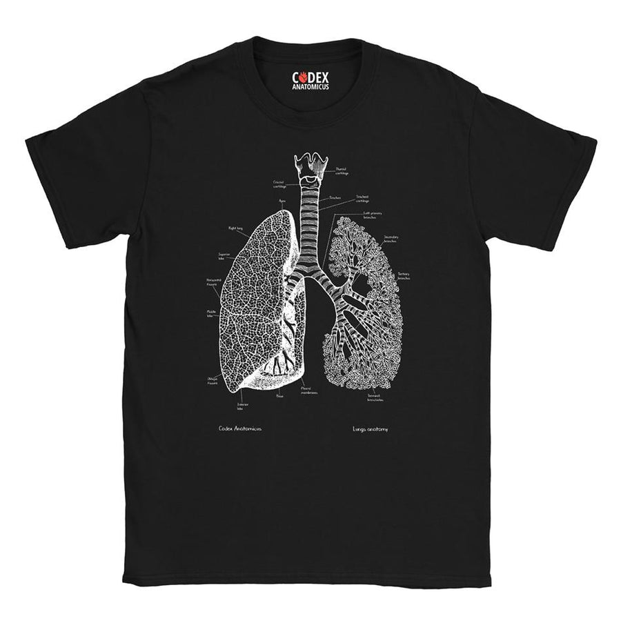 Lungs Unisex T-Shirt - Chalkboard