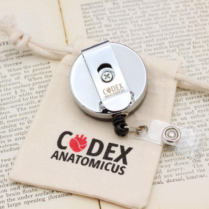 Heart badge reel - Medical Gift - Codex Anatomicus