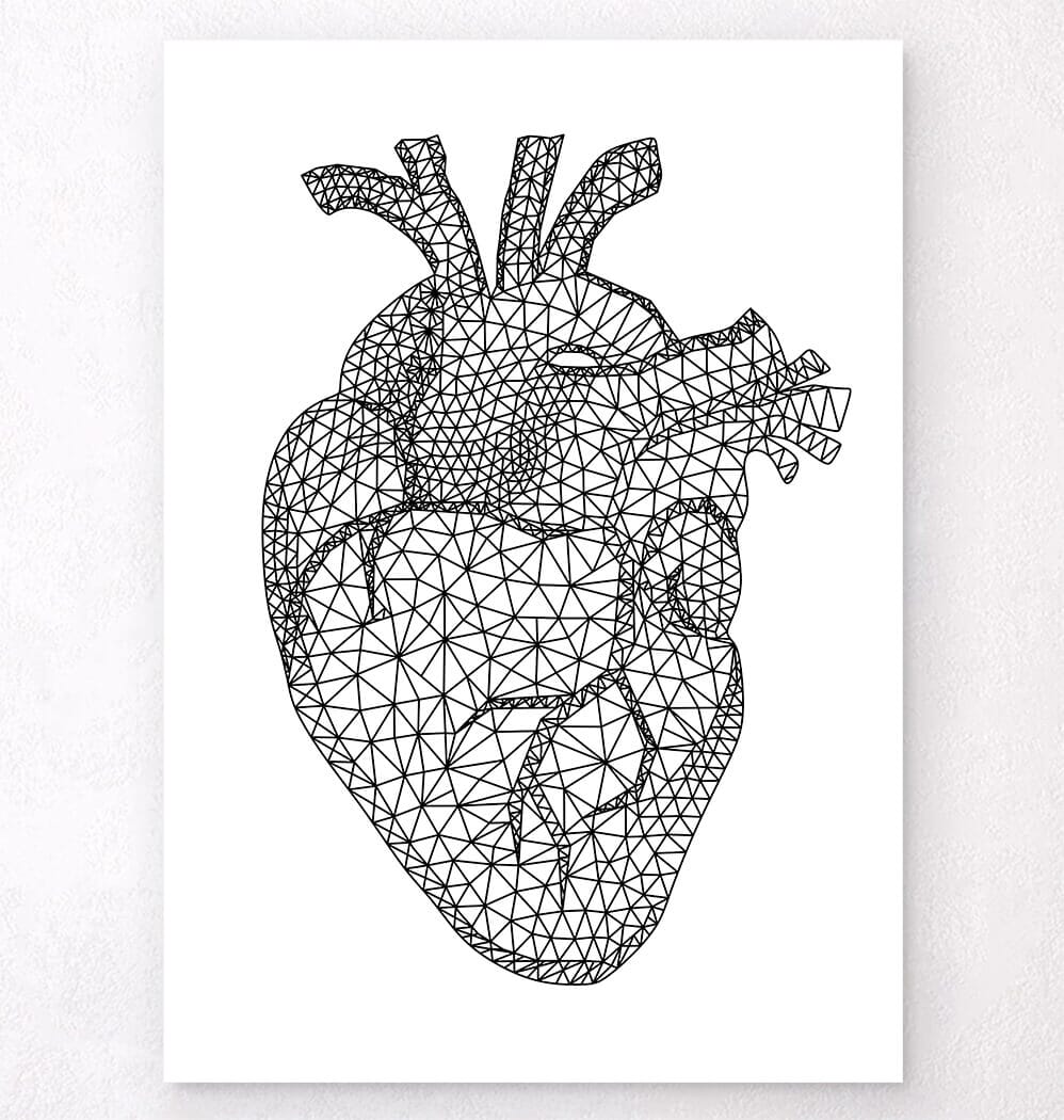 Heart Geometry Construct How To Draw Geometric Heart