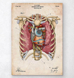 Mechanical heart blueprint