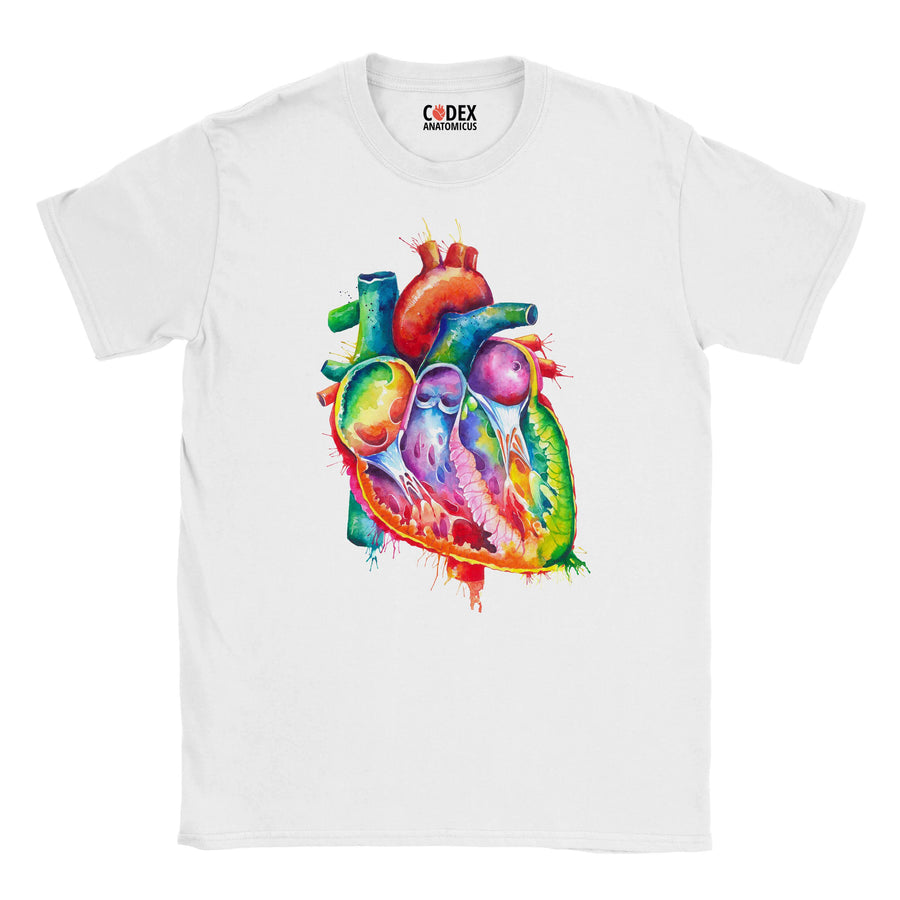 Heart anatomy t-shirt for doctors and medical students by codex anatomicus