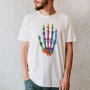 Hand anatomy t-shirt for men by codex anatomicus