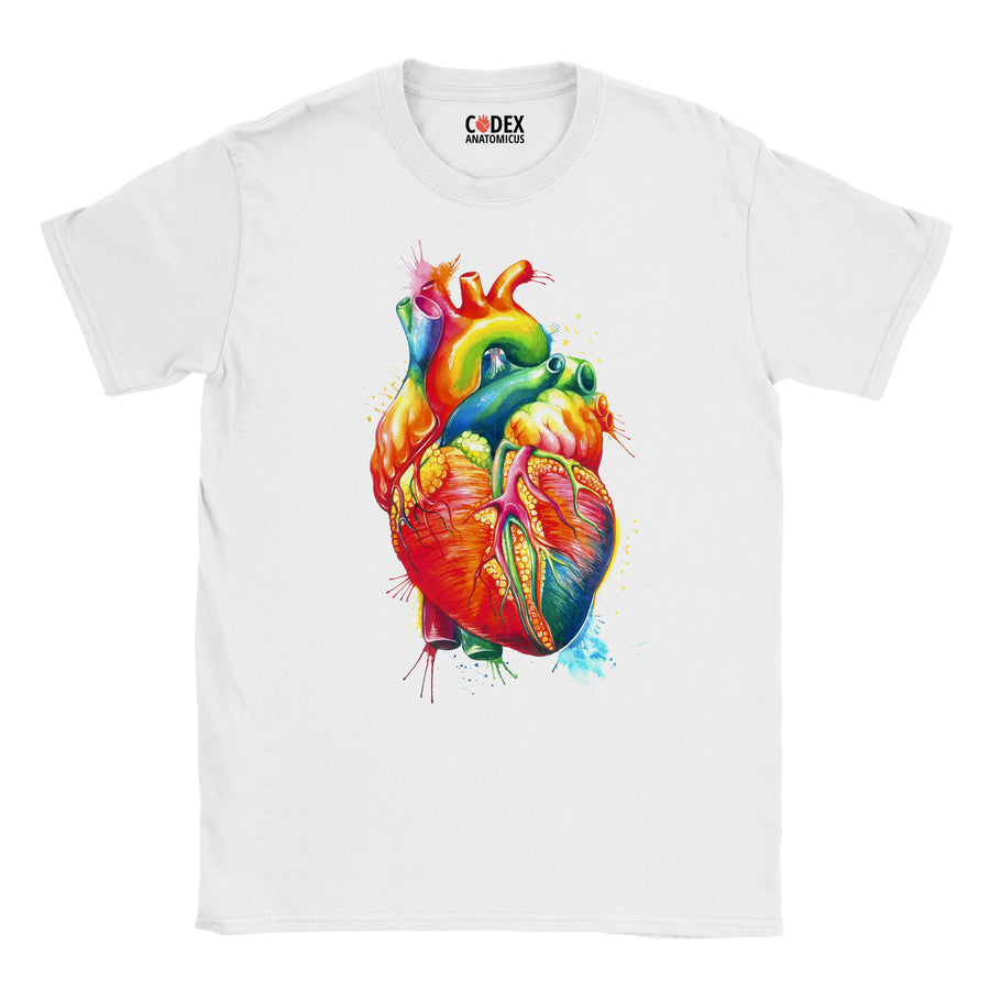 Heart anatomy III t-shirt for doctors and medical students by codex anatomicus
