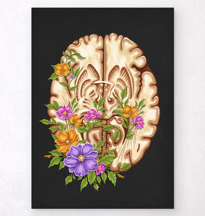 Brain art print