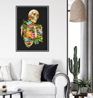 Skeleton anatomy art