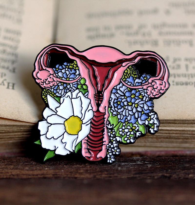 Anatomical uterus pin