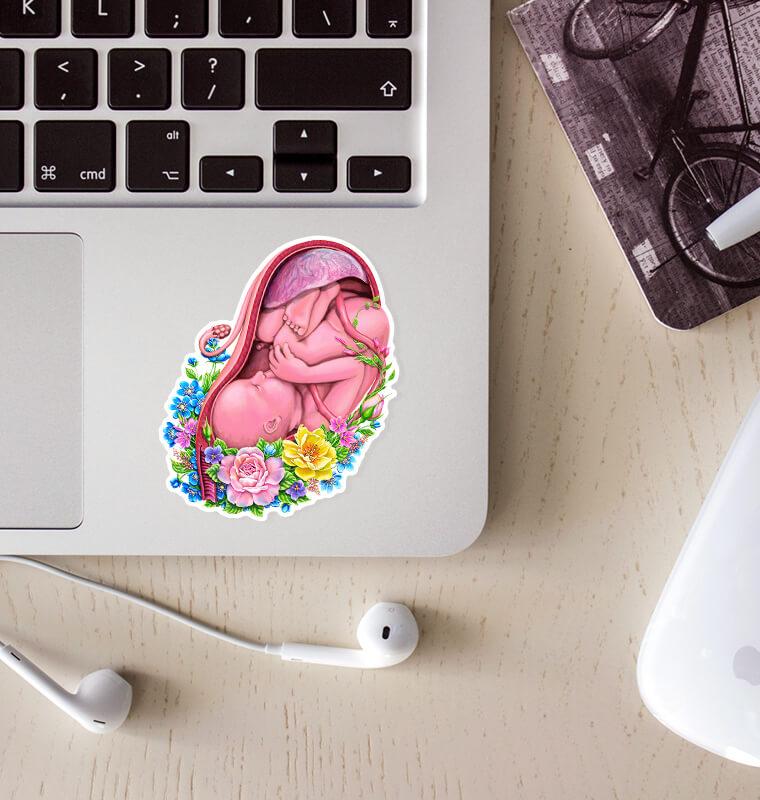 Fetus sticker