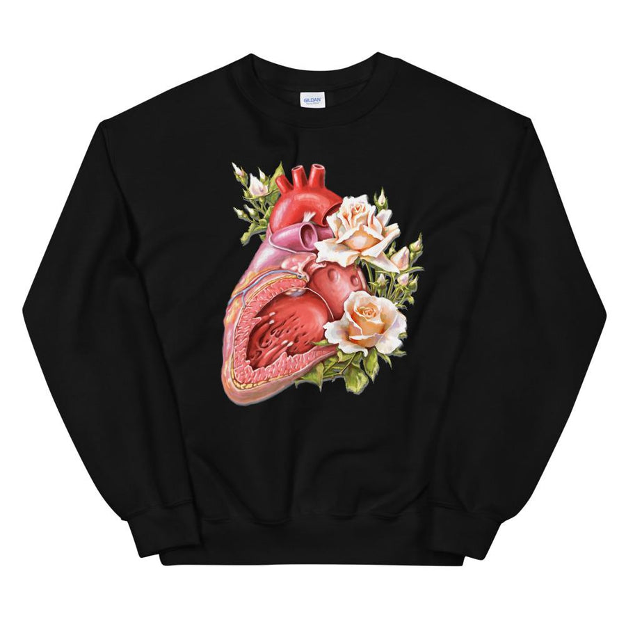 Herz II Unisex Sweatshirt - Floral