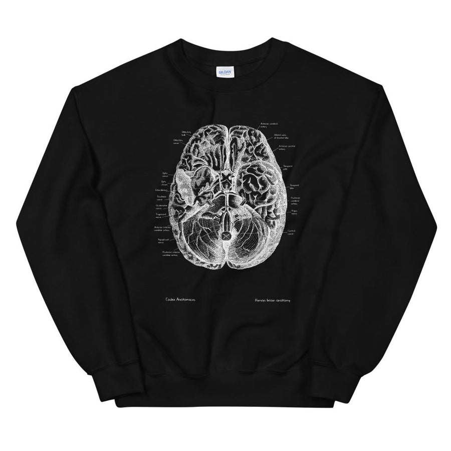 Brain II Unisex Sweatshirt - Chalkboard