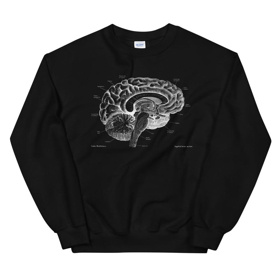 Brain I Unisex Sweatshirt - Chalkboard