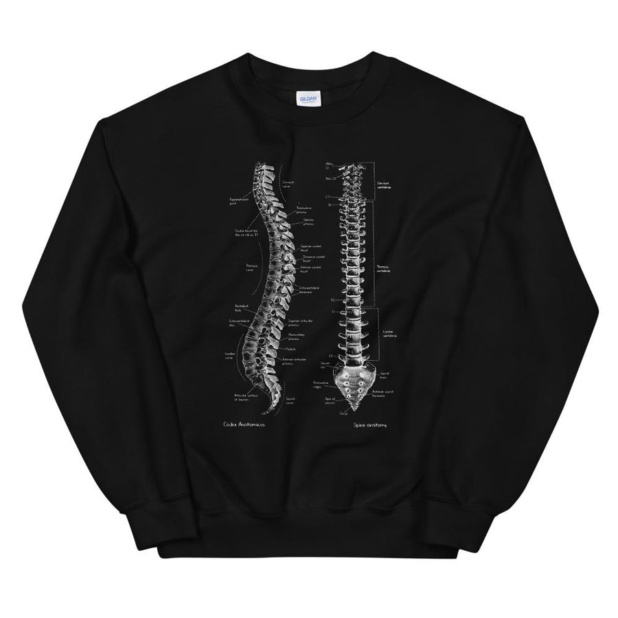 Spine Unisex Sweatshirt - Chalkboard