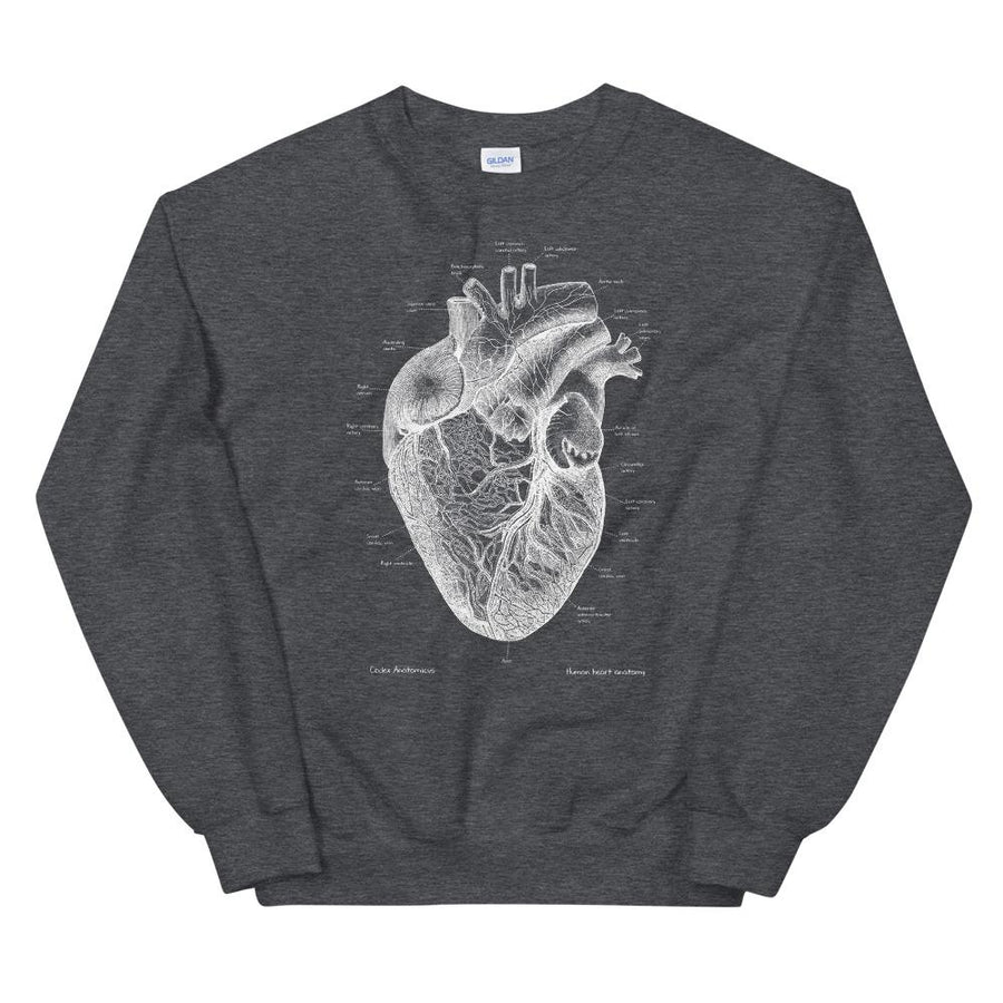 Heart I Unisex Sweatshirt - Chalkboard