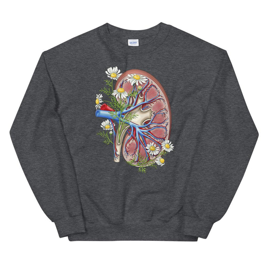 Kidney Unisex Sweatshirt - Floral