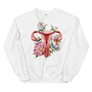 Gebärmutter Unisex Sweatshirt - Floral