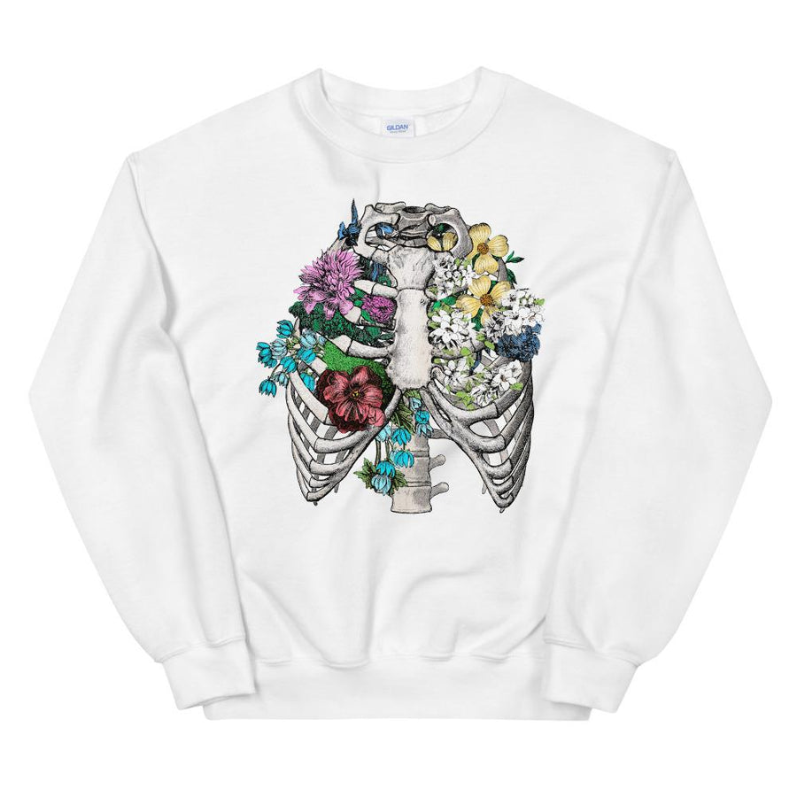 Ribcage II Unisex Sweatshirt - Floral