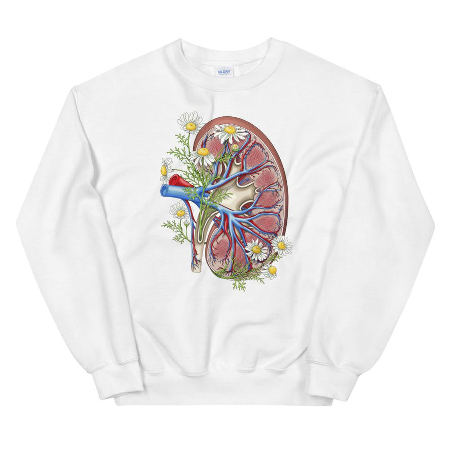 Kidney Unisex Sweatshirt - Floral