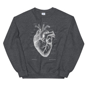 Heart III Unisex Sweatshirt - Chalkboard